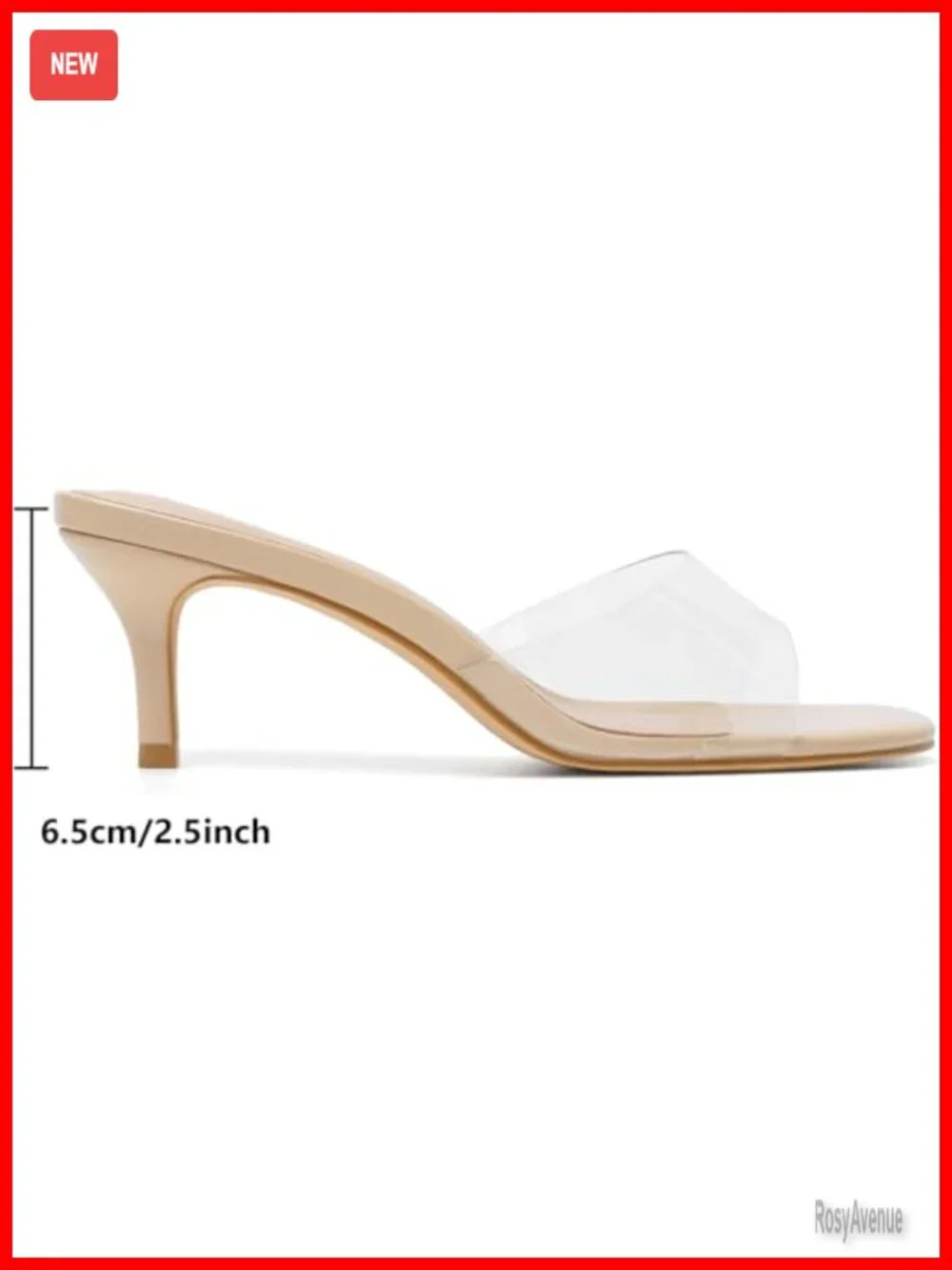 Kitten Heels Mules Stiletto Slip On Backless Dressy Sandals Heeled Sandals
